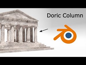 Blender 3D - How to 3D model a Doric greek column