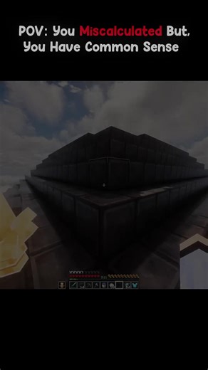 POV:Bạn tính toán sai, nhưng bạn có óc phán đoán tốt. KHỐI NETHERITE #xuhuong #ti̇ktok #minecraft #shades #chill