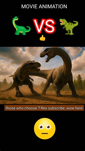 animation t-rex vs Brontosaurus #dinosaur #jurassicworld #jurassicpark #trex #brontosaurus