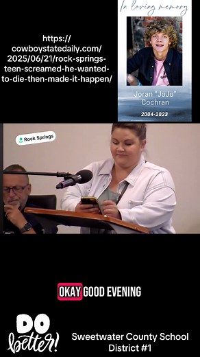 Justice for JoJo: Mental Health in Sweetwater County