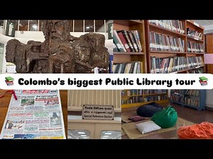 Inside Colombo’s biggest Public Library | Quiet Study Spaces & History Tour