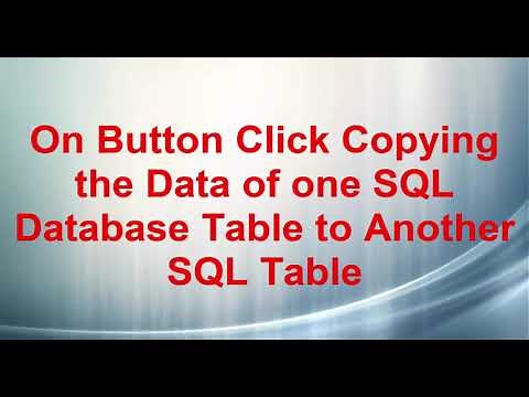 Copy from one sql database table to another C#