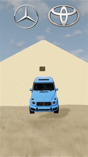 Cars Jumping Out of the Egyptian Pyramids 😱 | Epic BeamNG.Drive Crash Test #shortsyoutube