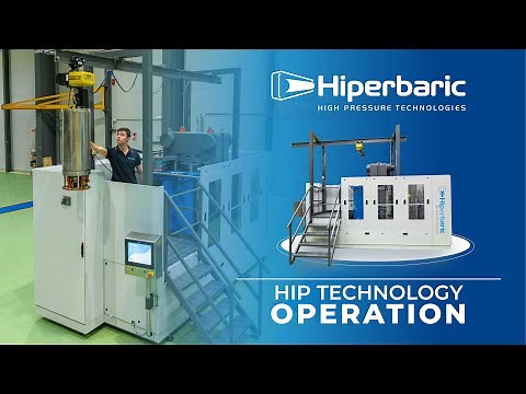 Hiperbaric HIP (Hot Isostatic Pressing) technology operation