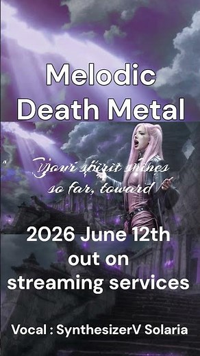 Live out your life - Melodic death metal - short #deathmetal #metal#synthesizerv