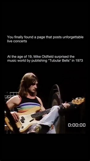 Unforgettable Concerts on Instagram: "Mike Oldfield is a British musician and composer best known for his groundbreaking 1973 debut album Tubular Bells, which he famously recorded almost entirely by himself at just 19 years old. The album’s layered instrumentation and unconventional structure helped redefine what a solo artist could achieve in the studio and went on to become a global success, later gaining even more recognition after being used in The Exorcist. Oldfield became one of the first 