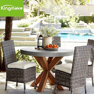 [Hot Item] Garden Round Table Modern Outdoor Furniture Hotel Restaurant Patio Dining Set