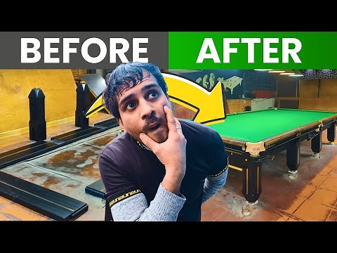 Snooker Table Installation | JBB Classic Snooker Table Fitting