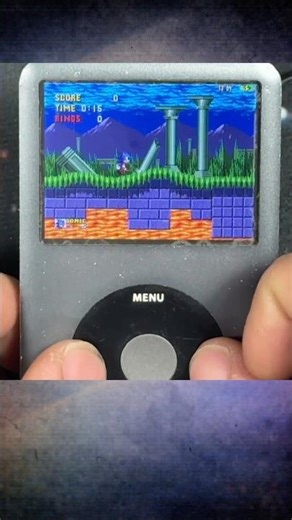 This iPod Classic can play Sonic The Hedgehog! #sonicthehedgehog #ipod #ipodclassic