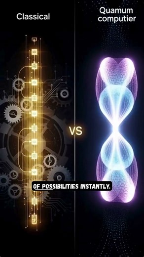 Why Quantum Computers Are So Powerful ⚛️ ⚛️💻 Explained in 35 Seconds #facts #didyouknow #shortsfeed