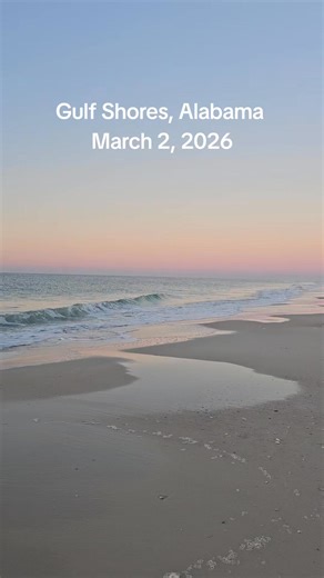 Gulf Shores, Alabama 3-2-26 52 degrees this morning with clear skies. Looks like we are warming up to mid 70s today. This week looks like it should be absolutely gorgeous as we kick off spring season. #gulfshores #alabamabeaches #gulfshoresalabama #gulfcoast #alabamagulfcoast | Gulf Coast Journeys