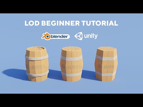 GAME ASSET BEGINNER TUTORIAL - Creating LOD In Blender & Unity (Part 5/5)