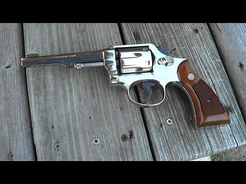 S&W Model 10 M&P Nickel 38 Special