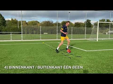 Loopladder oefeningen voetbal
