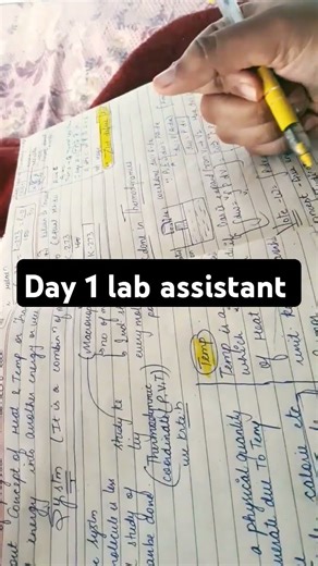 day 1/90 lab assistant #lab assistant #motivation #compitition #exam