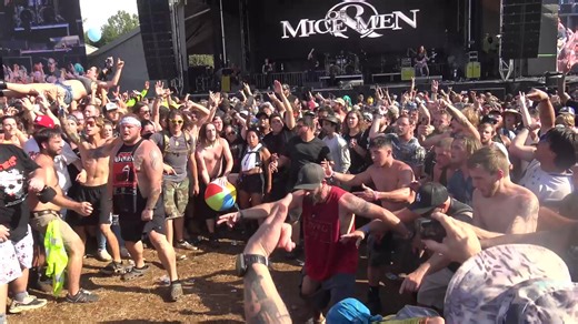 3.1K views · 73 reactions | Of Mice & Men - O.G. Loko Midnight Mosher Midlife Mosh Sessions Cogs Of War - Mosh Team nail_bite_official Beyond The Barrier #americanmoshpits #moshpit #ofmiceandmen #blueridgerockfest #blueridgerockfestival #brrf #brrf2023 #blueridgerockfest2023 | American Mosh Pits | Facebook