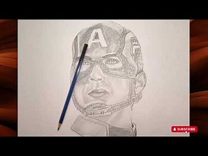 How to Draw Captain America | Tutorial Step by step