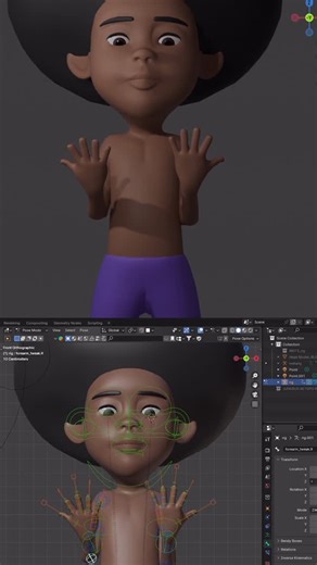 ✨JUTOONS & TUNES MUSEUM Inc. ✨ on Instagram: "🧩 Lil Junebug’s 3D Timelapse | Pose A “No Fucks Given” Pt.5 Jutoons CurrencyCrew DigitalFashion JutoonsMuseu Artists Comments: “I’ve finished rigging character, now I test the rig movements to see if body bend correctly.” ✨ Full 3D Reveal Coming Soon #Jutoons #Junebug #3danimation Stylized3D Blender3D HalloweenDrop WIP 3dsculpt digitalsculpting blendersculpt Up Next: 🧩Lil Junebug’s 3D Timelapse | Pose A “No Fucks Given” Pt.6 Jutoons CurrencyCrew Di