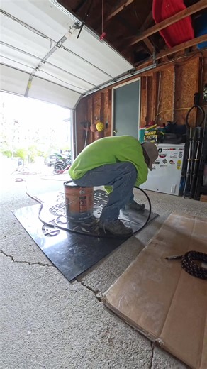 4.1K views · 35 reactions | Mages Concrete, LLC Doing a sample of our custom Harley logo. There are a couple different tools to use for engraving. Here we are using the wasp and barricuda from Engrave-A-Crete Decorative Concrete Engraving Tools & Supplies. Turn your old concrete into a work of art. | Joseph M Redwine | Facebook