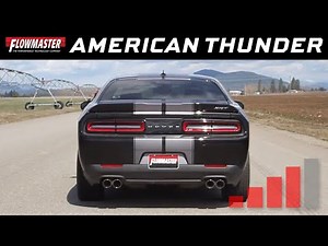 2015-20 Challenger Hellcat 6.2L, SRT 6.4L - American Thunder Cat-Back Exhaust System 817739
