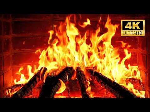 🔥 The MOST Relaxing Fireplace Video 4K! | Stress Relief, Sleep & Crackling Fire Sounds
