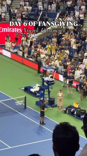 Day 6 of Fansgiving : Novak Djokovic 🫶🏼 We’re grateful for Novak and all the amazing tennis fans! #fansgiving #tennis #tennisfans #tennisfan #tennisreels #novakdjokovic #djokovic #nolefam #atp #thanksgiving | Outside the Ball