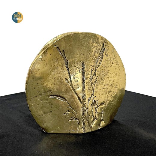 Vintage Bronze Vase, 60s, Brutalist Design, Sculptural Décor, Industrial Style - Etsy