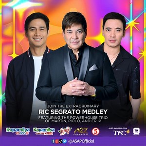 Prepare for a legendary serenade as Martin, Erik, and Piolo take the stage! 🎶✨ 📣 Don't miss out, see you ASAP Homies! | ASAPOFFICIAL