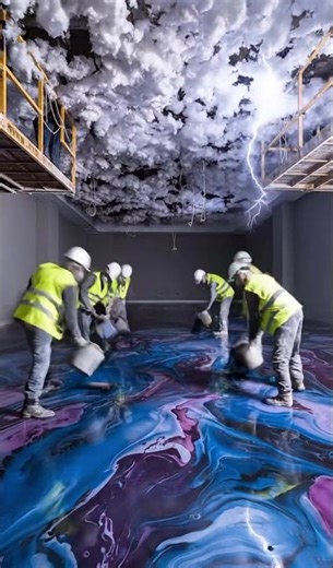 Ultra Luxury Gaming Room Transformation ⚡ Cloud Ceiling + Anime Walls 😳 #marvel #viral #growth