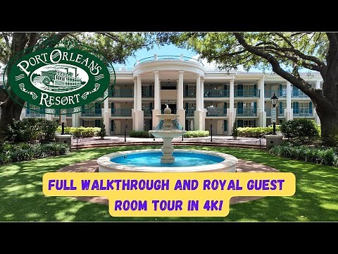 Disney's Port Orleans Riverside Full Walkthrough & Royal Guest Room Tour 2024 | 4K