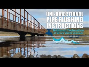 Uni-directional flushing instructional video