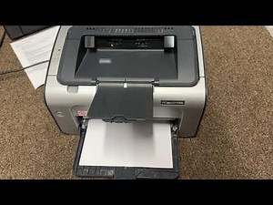 HP Laserjet P1006 Compact Laser Monochrome Printer/ how to self check ( test page )