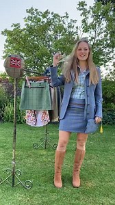 16 reactions | Today’s Foxxy outfit inspiration  featuring our @timothyfoxx; Catherine Jacket in Foxglove Tweed Larissa Skirt in Foxglove Tweed Gingham checked shirt Foxglove Clutch Bag #funvideo #timothyfoxx #foxxytweed #tweedyfoxx #foxxytweed #tweed #tweedjacket #tweedskirt #checkedshirt  @rosaliegregory | Timothy Foxx Clothing | Facebook