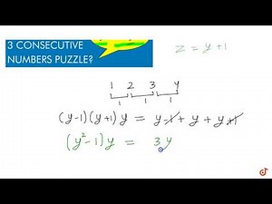 Find the all possible answers for 3 Consecutive Numbers Puzzle.
