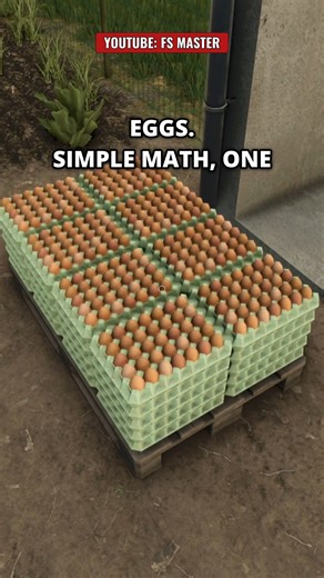 1K views | HOW MANY EGGS DOES A CHICKEN LAY PER DAY? More videos on my Youtube: FS Master! #fs25 #farmingsimulator #farmingsimulator25 #ls25 #viral #tutorial #tips | FS Master | Facebook