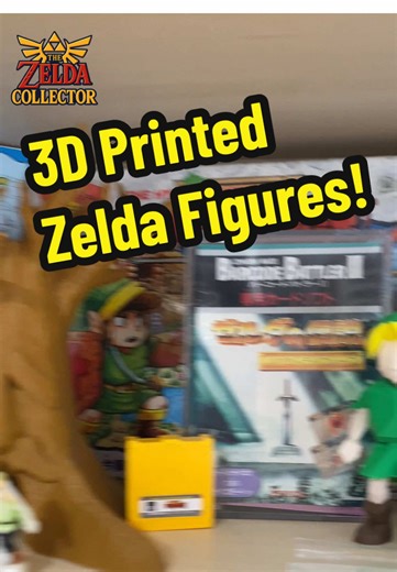3D Printed Legend of Zelda Figures in N64 Style
