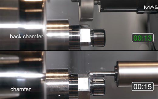 Polygon turning vs. milling - MAS - POLY©turn