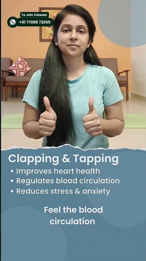 Clapping & Tapping Therapy | Suganthi Jaya | International Yoga Trainer
