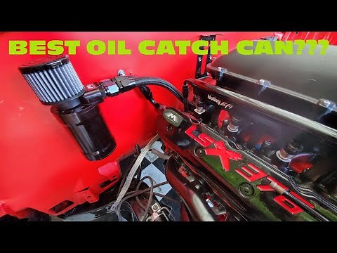 MOTION RACE WORKS OIL CATCH CAN AND VALVE COVER BREATHERS INSTALL ON THE LS SWAPED CHEVELLE!