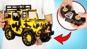 DIY JEEP WRANGLER de cartón | SUPER SLICK SLIME SAM