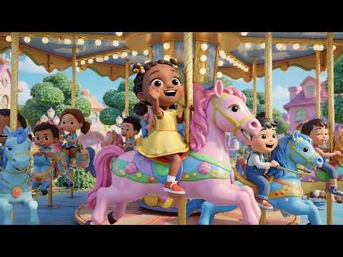 The Merry Go Round – Goes Round Round Ree 🎠 | Fun Kids Song | Educational Cartoon for