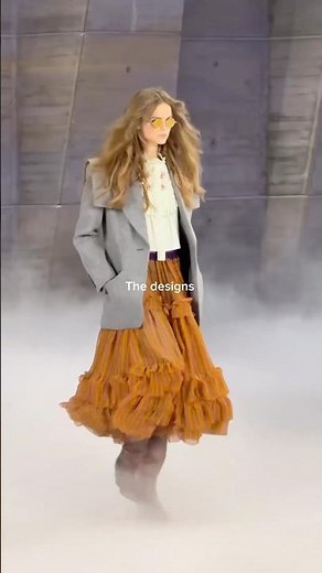 The designer ruined her runway show, but her designs saved her.