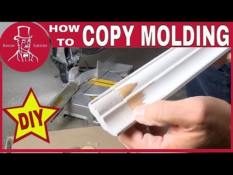 how to copy molding | duplicate missing or damaged molding DIY