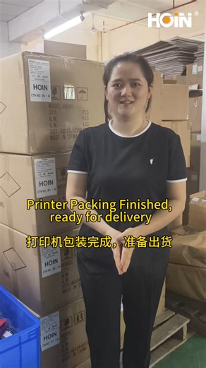 Thermal Label Printer Thermal Receipt Printer Packing and Ready to Ship | HOIN Printer