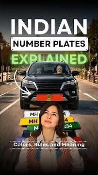 Indian Car Number Plates Explained | HSRP BH Series Embassy EV and More