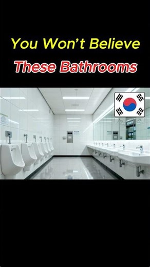 You Won’t Believe These Bathrooms #Korea #KoreanCulture #PublicBathroom #DailyLifeInKorea