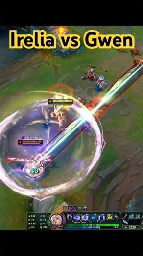 Irelia vs Gwen#leagueoflegends #lol #ranked #riotgames #irelia #gwen #midlane #shorts #riotgames