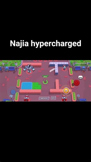 Najia throws one strong snake that she can control with her own bullets #brawlstars #najia #newbrawl