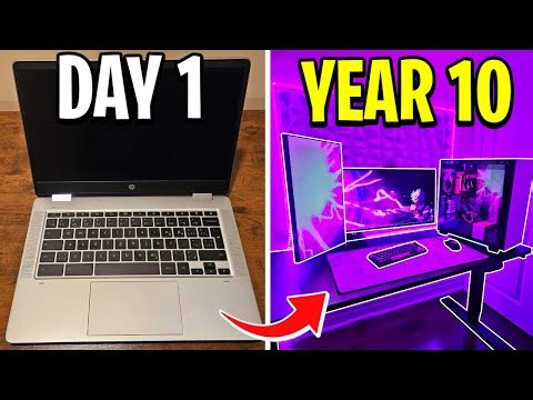 10 Year Gaming Setup Progression...