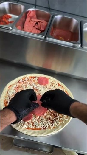 Pepperoni Pizza Making 🍕🔥
